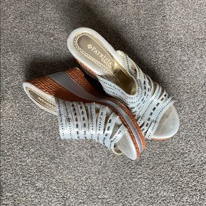 Glitzy Wedge Sandals